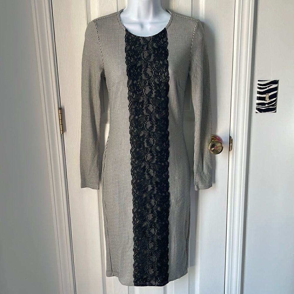 Midi long sleeve dress